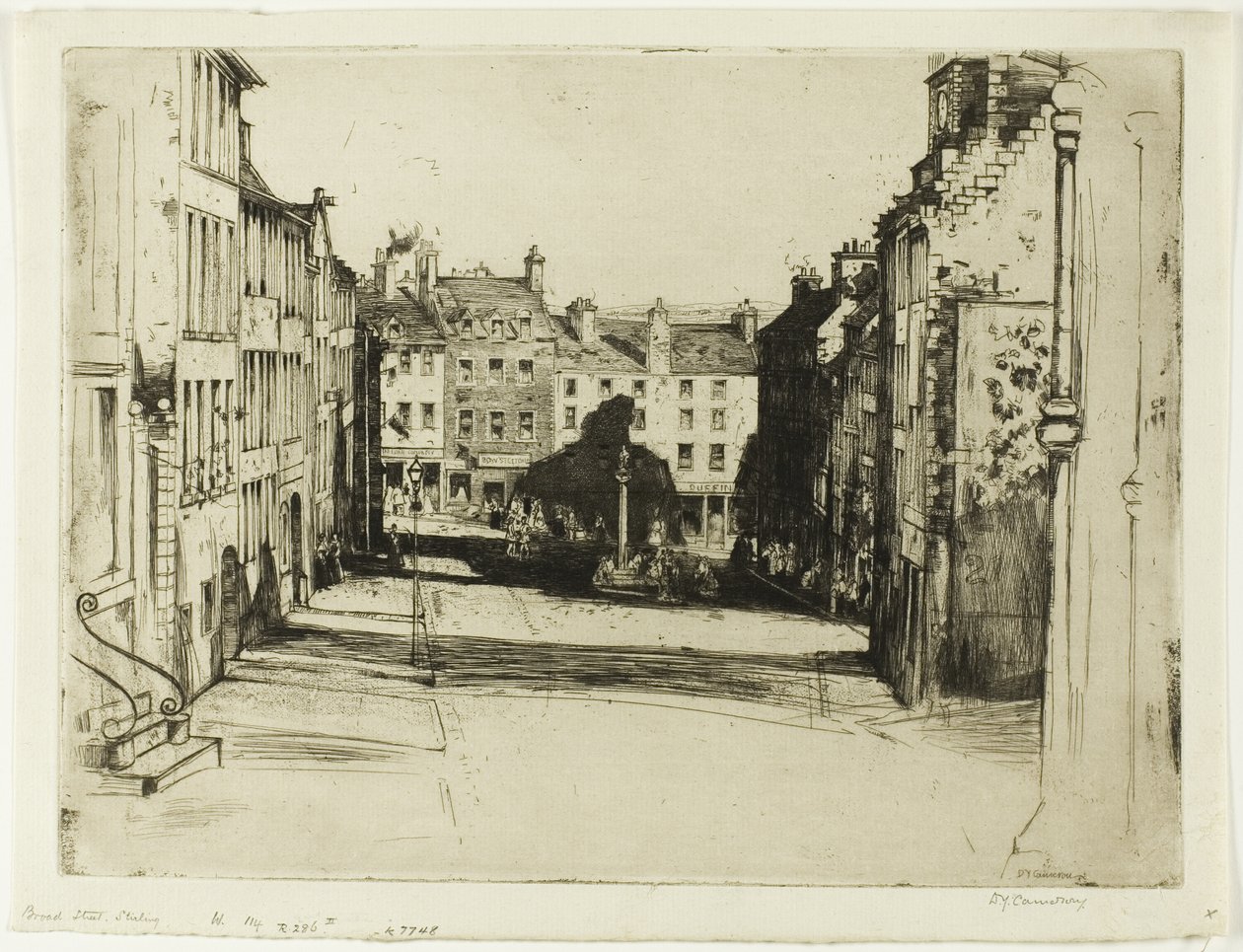 Broad Street, Stirling de David Young Cameron