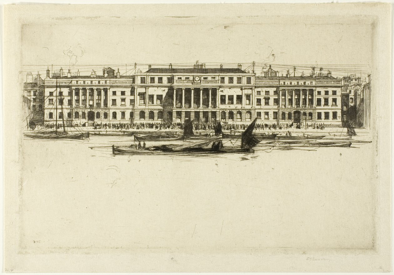 Custom House, prato um do London Set de David Young Cameron