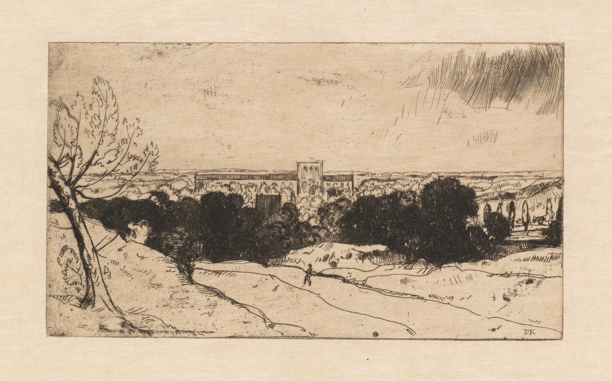 Vista distante de Winchester e St. Croix de David Young Cameron