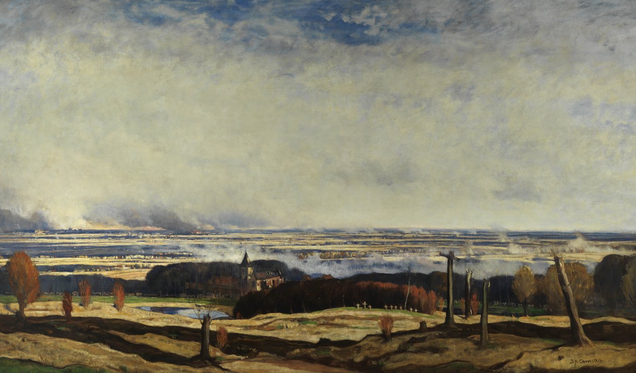Flandres de Kemmel, 1919-20 de David Young Cameron