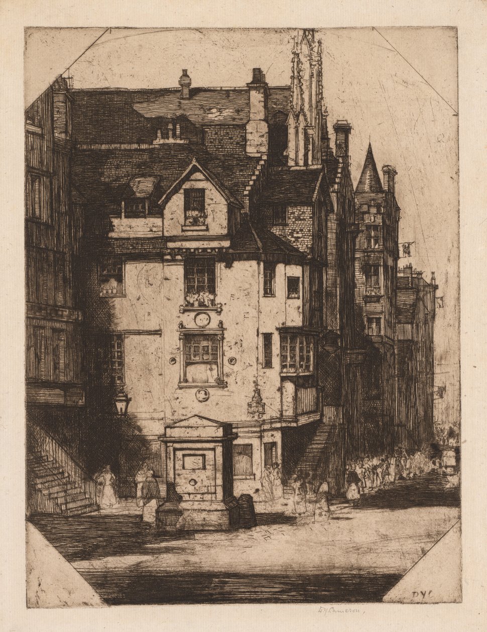 Casa de John Knoxs, 1905. de David Young Cameron