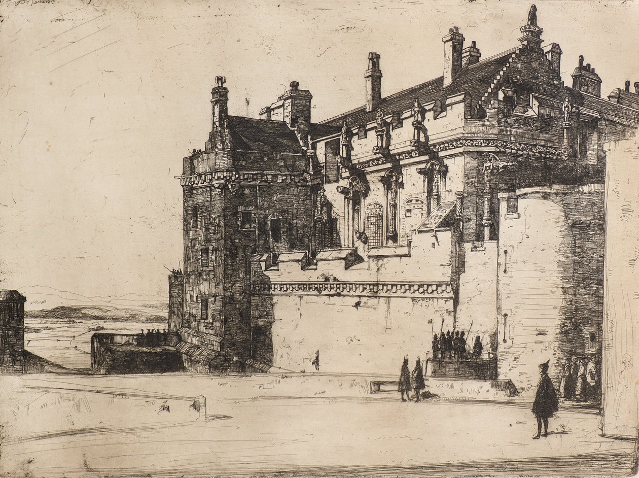 Palácio dos Stuarts (gravura) de David Young Cameron