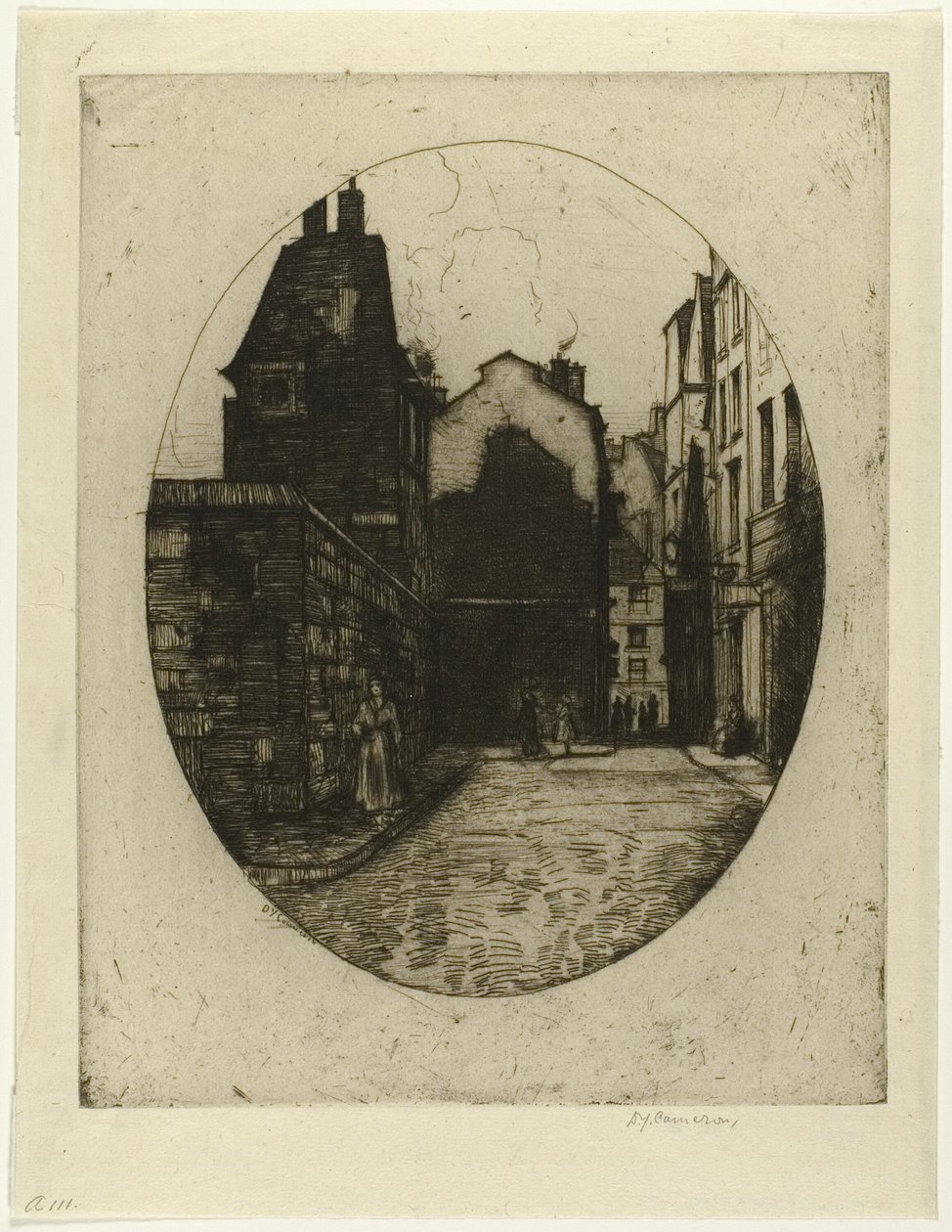 Rue Saint Julien le Pauvre, placa seis do Paris Set de David Young Cameron