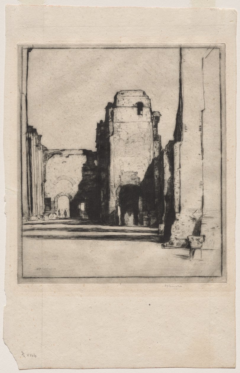 Tepidarium, Banhos de Caracalla de David Young Cameron