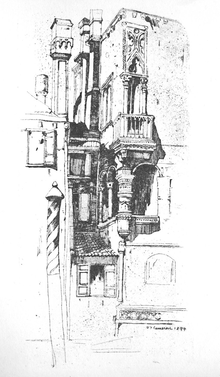 Casa de Tintorettos, c1894, 1925. de David Young Cameron