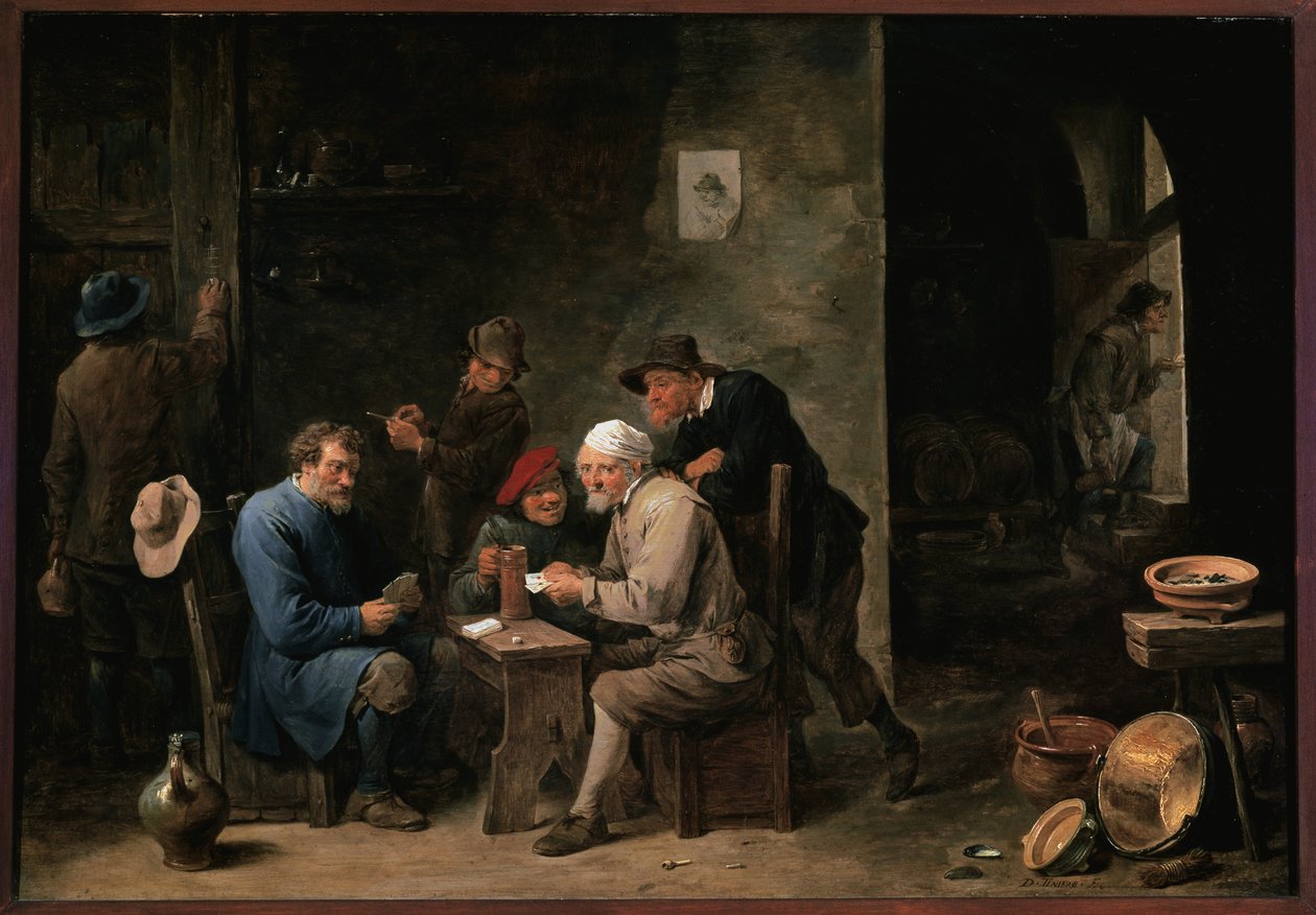 Jogadores de cartas de David Teniers the Younger