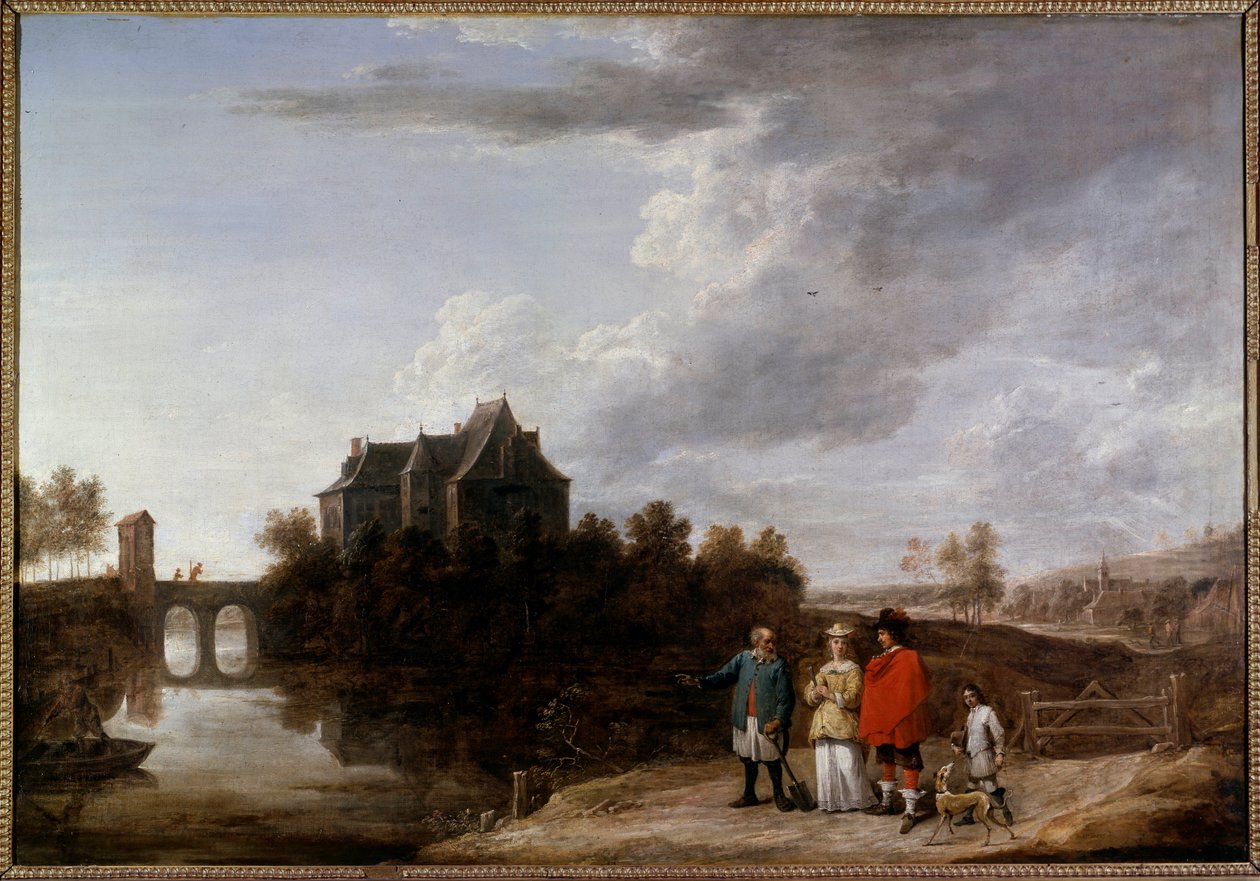 Le chateau de Teniers a Perck Pintura de David Teniers II le jeune (1610-1690) Século XVII de David Teniers the Younger