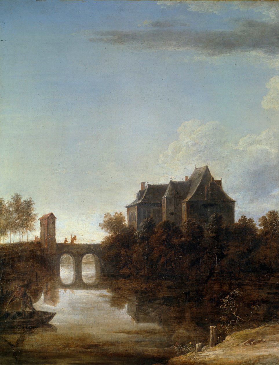 Le chateau de teniers em Perck, Holanda Pintura de David Teniers II le Jeune (1610-1690) Século XVII de David Teniers the Younger