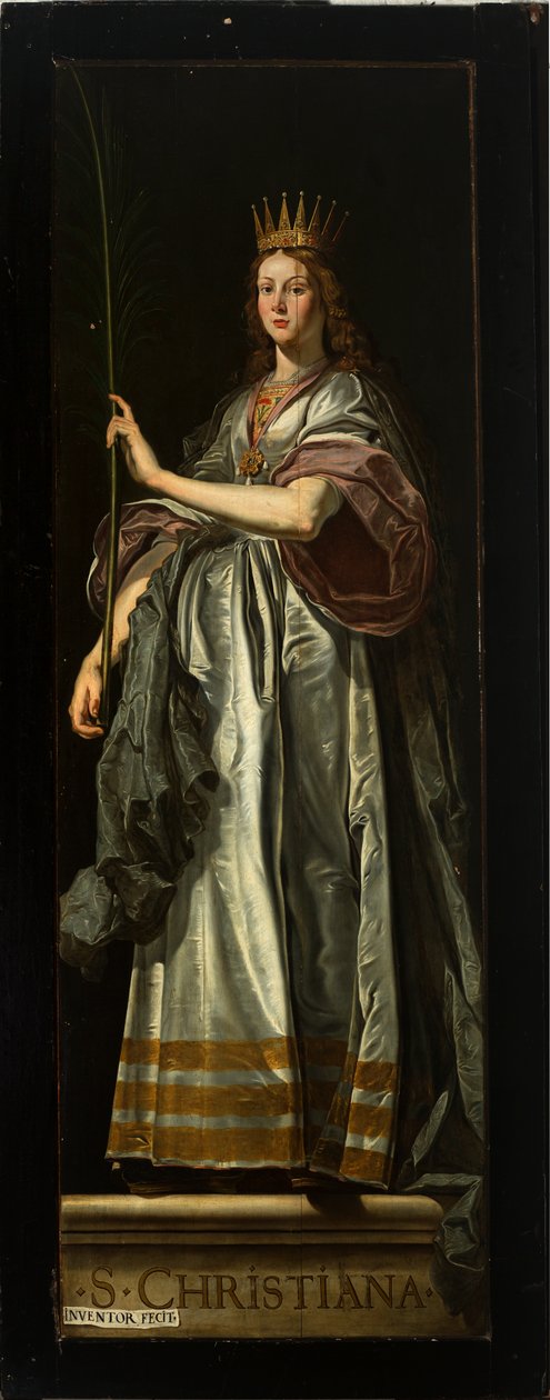 Igreja Matriz (Igreja Paroquial de Nossa Senhora). Interior. quadro. tríptico. David Teniers, o Velho. Extremidade traseira. Christiana. de David Teniers the Younger