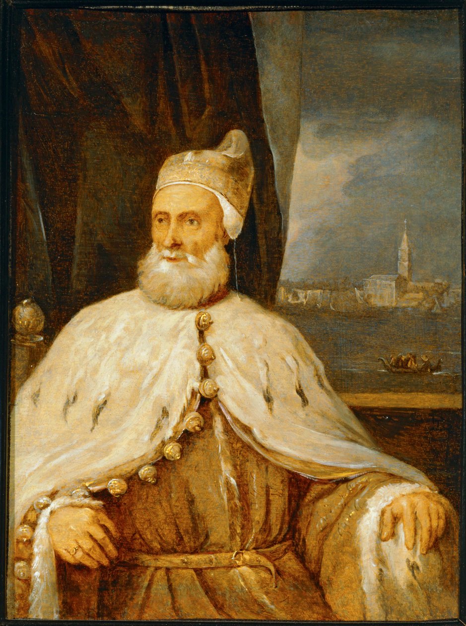 Retrato do Doge Francesco Donato ... (pintura sobre tela) de David the Younger Teniers