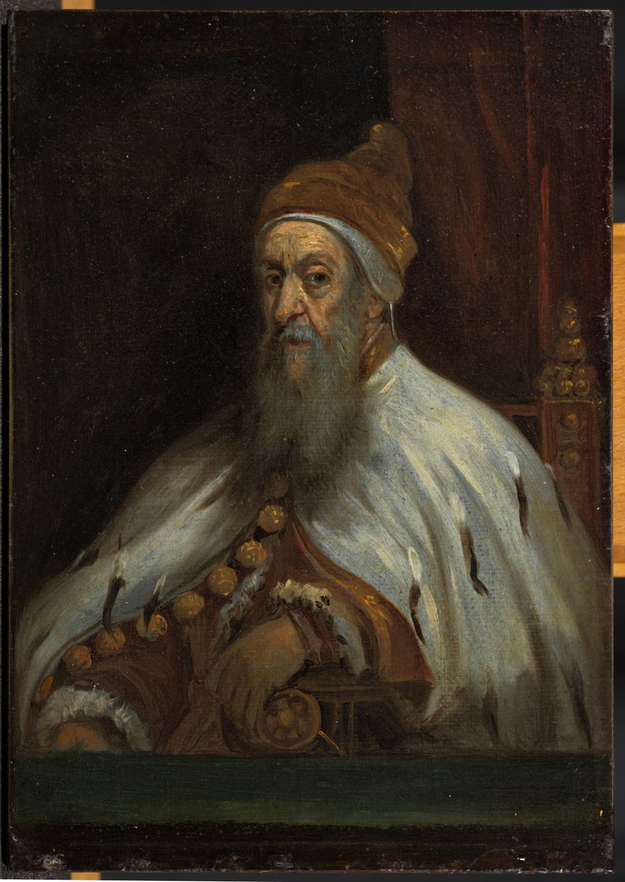 Retrato de um Doge (em homenagem a Jacopo Tintoretto (atribuído a)) de David Teniers the Younger