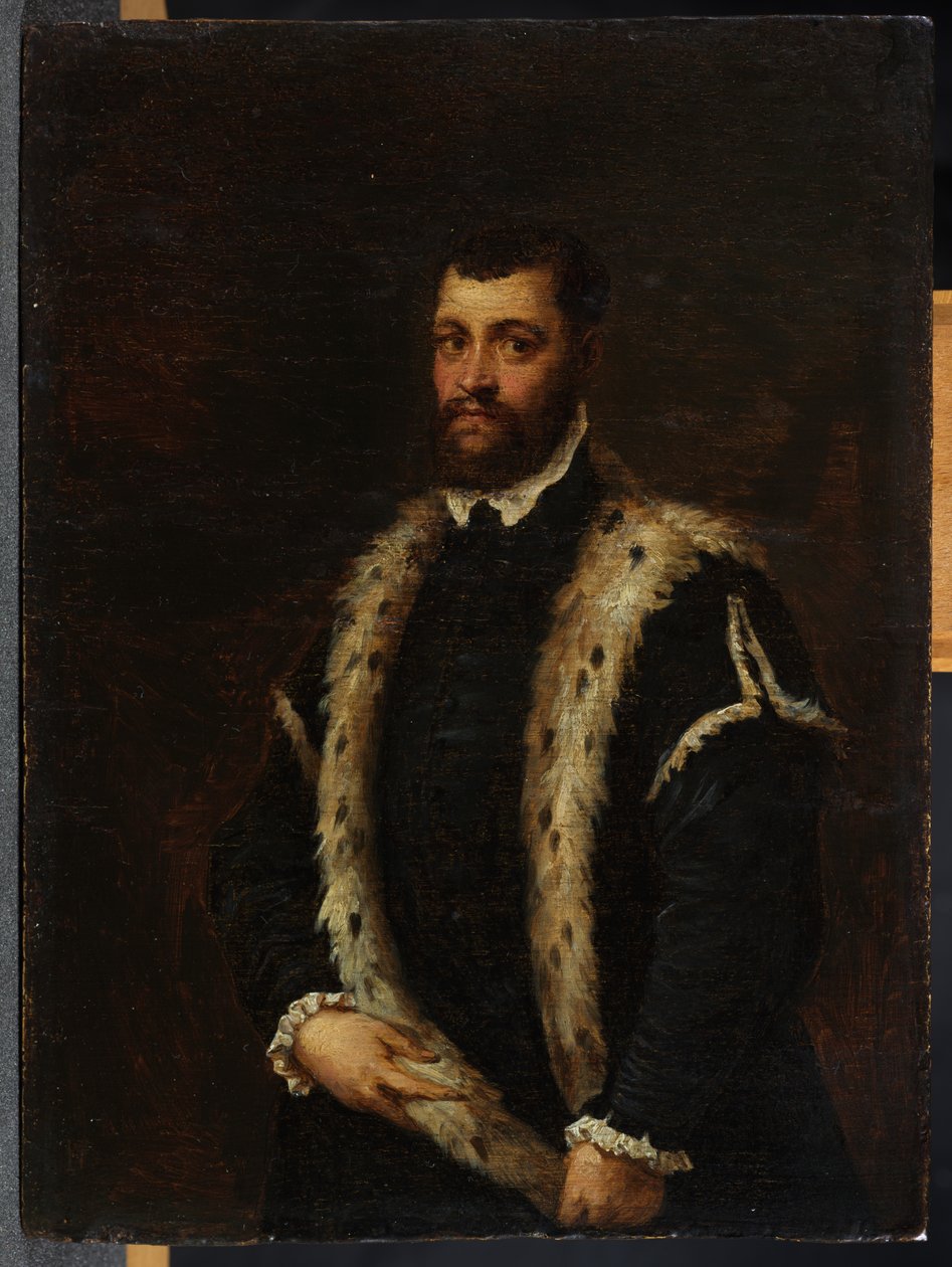 Retrato de um homem de David Teniers the Younger