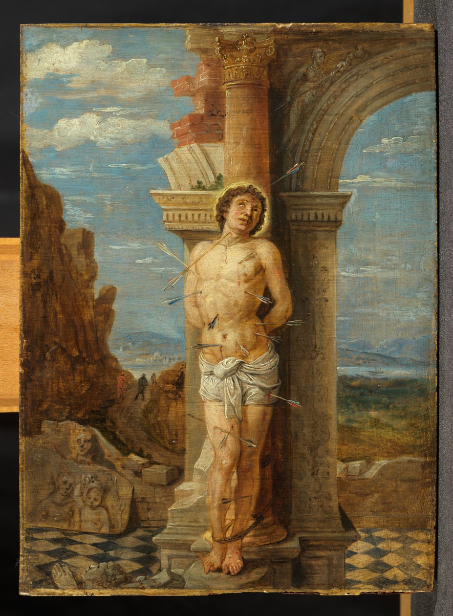 São Sebastião, depois de Andrea Mantegna de David Teniers the Younger