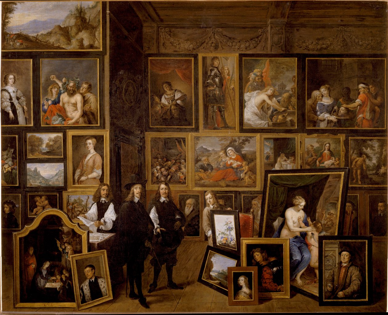 A Colecção de Arte do Arquiduque Leopold Wilhelm em Bruxelas (Pintura de David Teniers the Younger