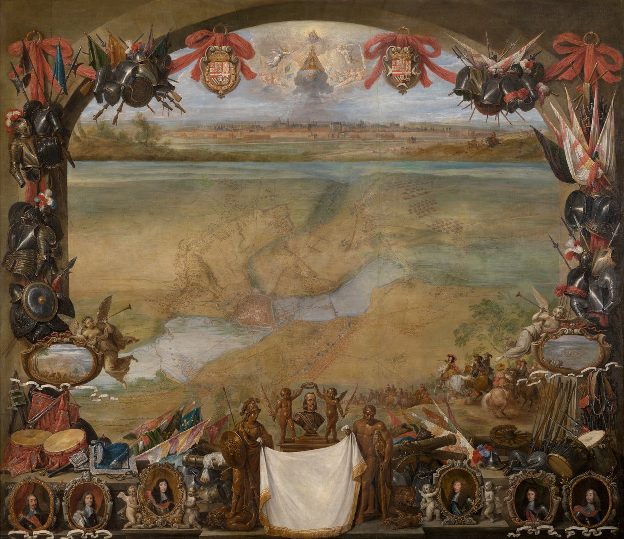 A cidade de Valenciennes de David the Younger Teniers