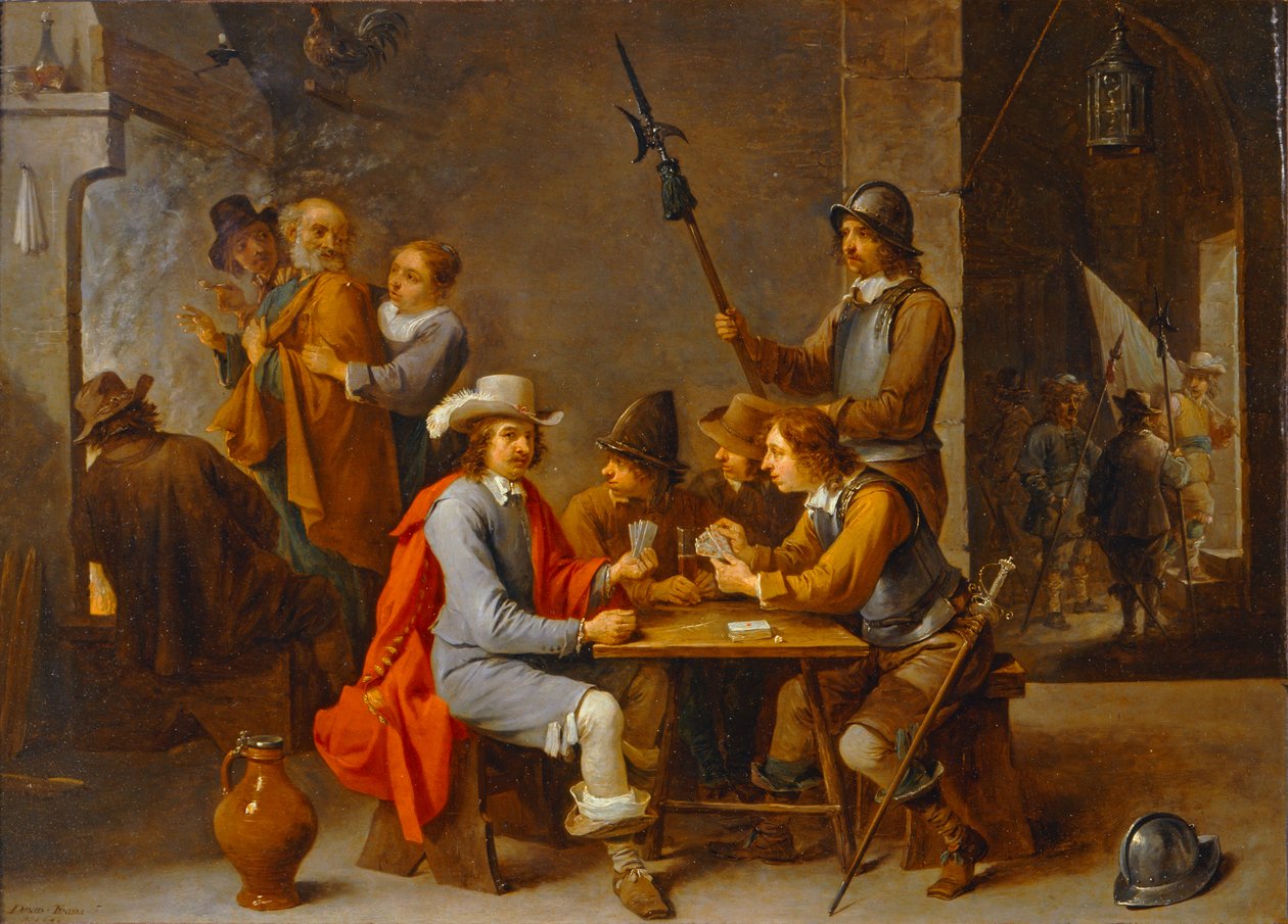 A negação de São Pedro de David the Younger Teniers
