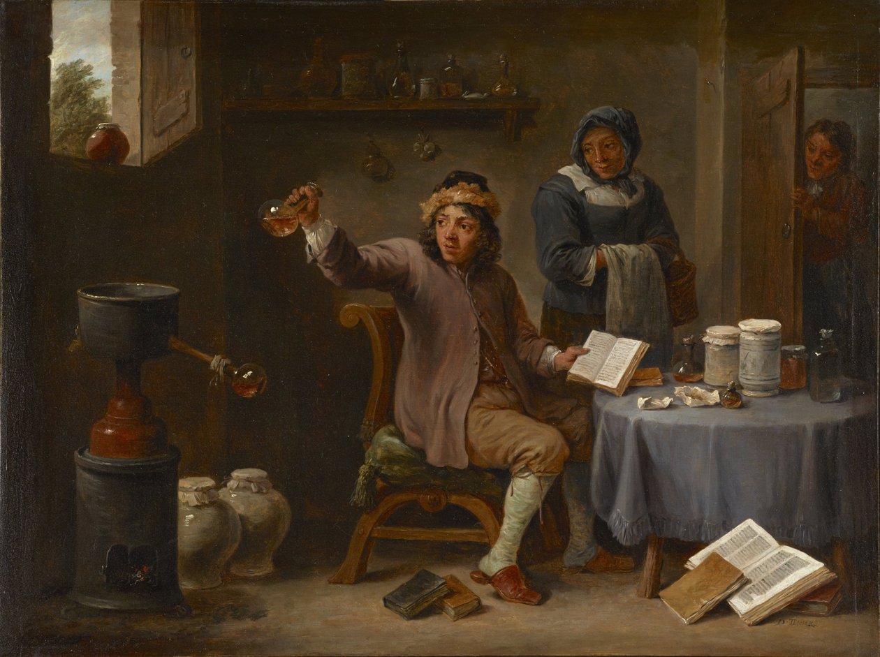 A visita do médico de David Teniers the Younger