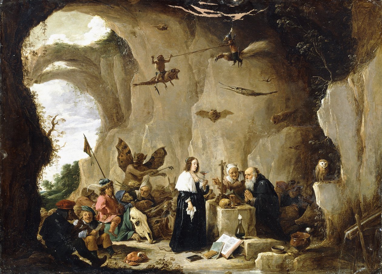 A tentação de Santo Antônio, de David Teniers the Younger