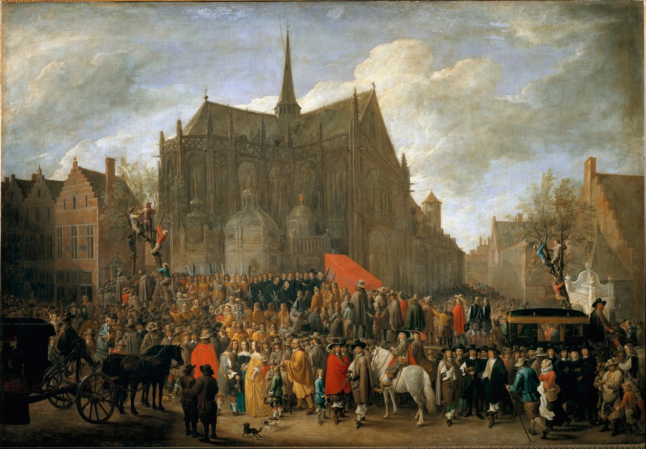 O jogo do papegai em Bruxelas (Pintura de David Teniers the Younger