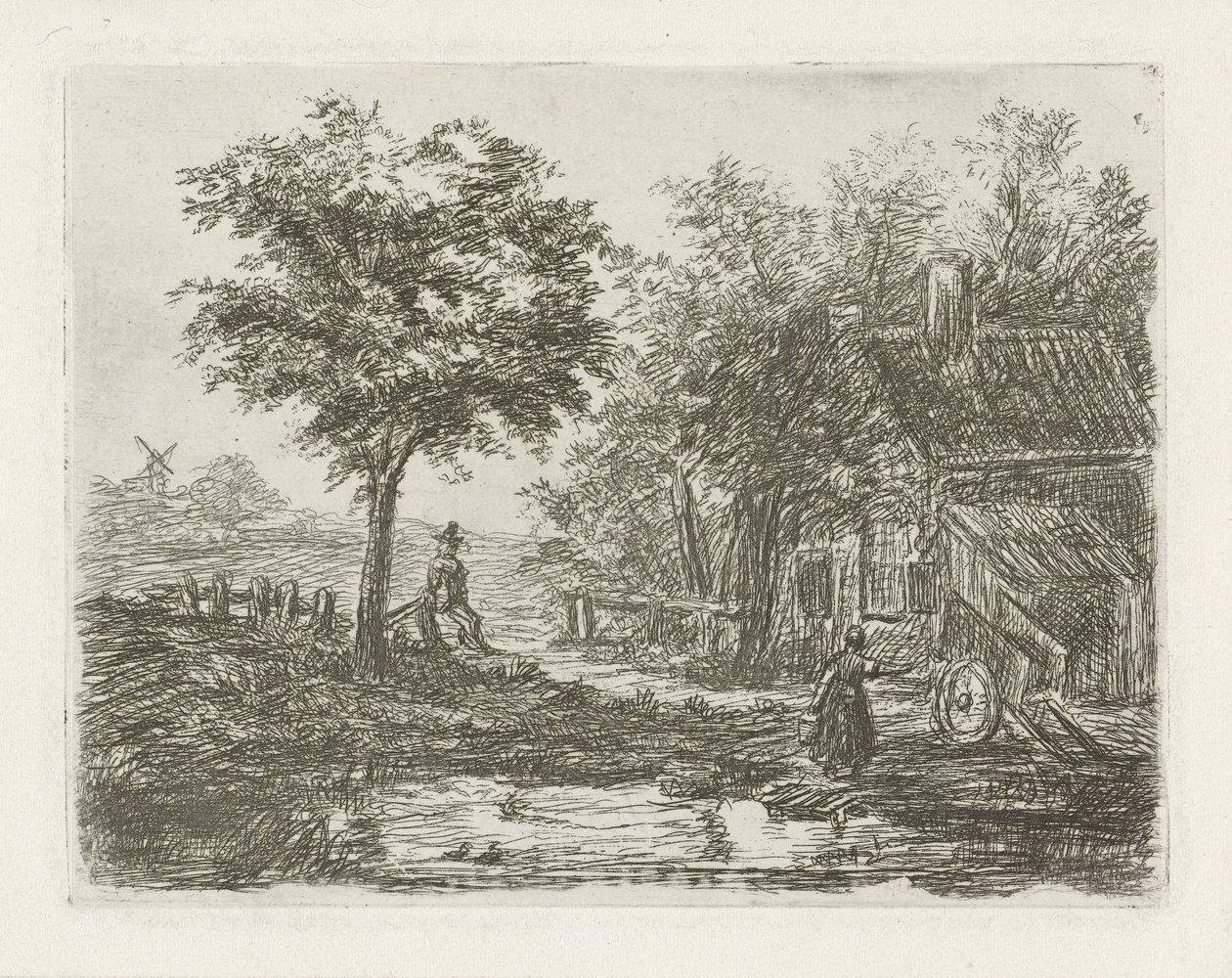 Casa de campo à beira-mar de David van der Kellen