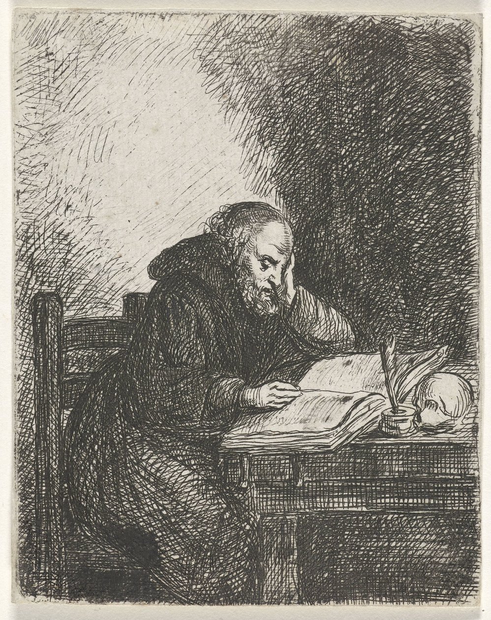 Monge da Leitura de David van der Kellen