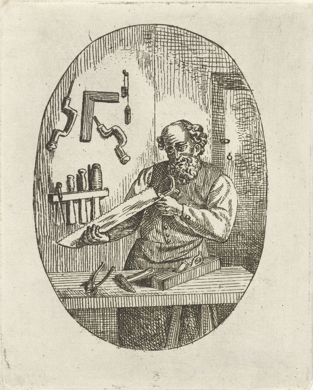 Timmerman de David van der Kellen