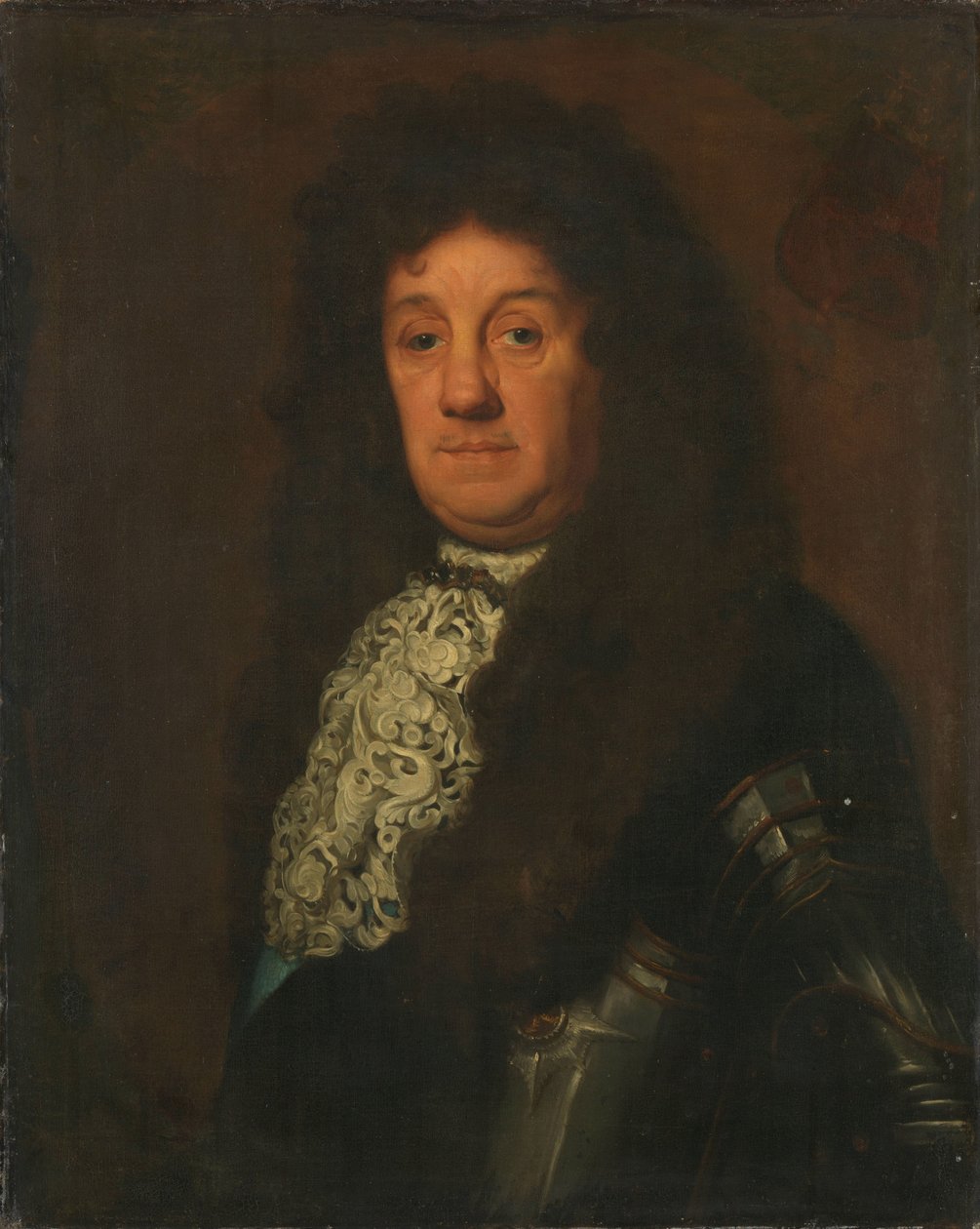 Retrato de Cornelis Tromp (1629-91), Vice-Almirante da Holanda e da Frísia Ocidental de David van der Plas