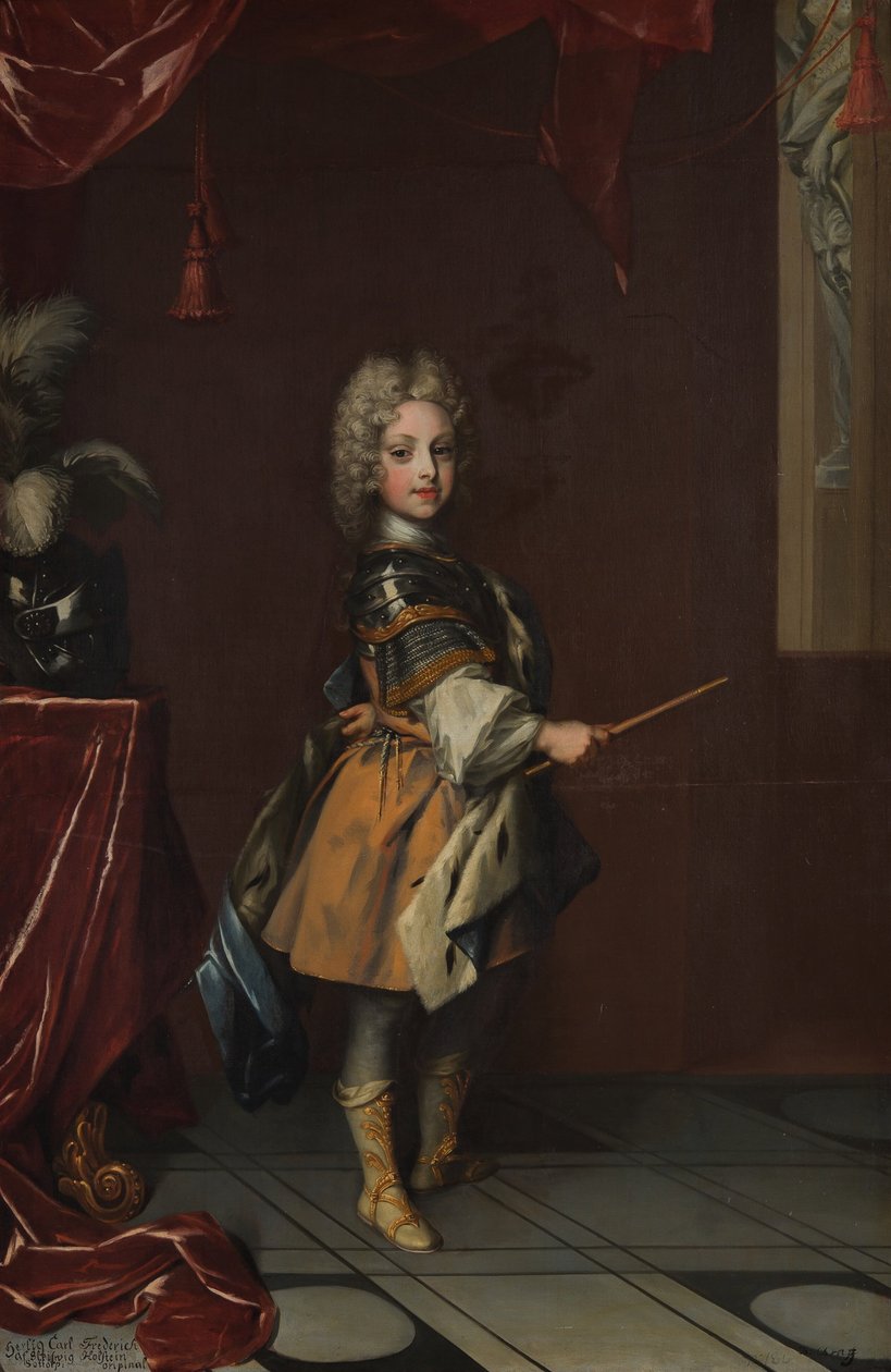 Carlos Frederico (1700-1739), duque de Holstein-Gottorp, 1706 de David von Krafft