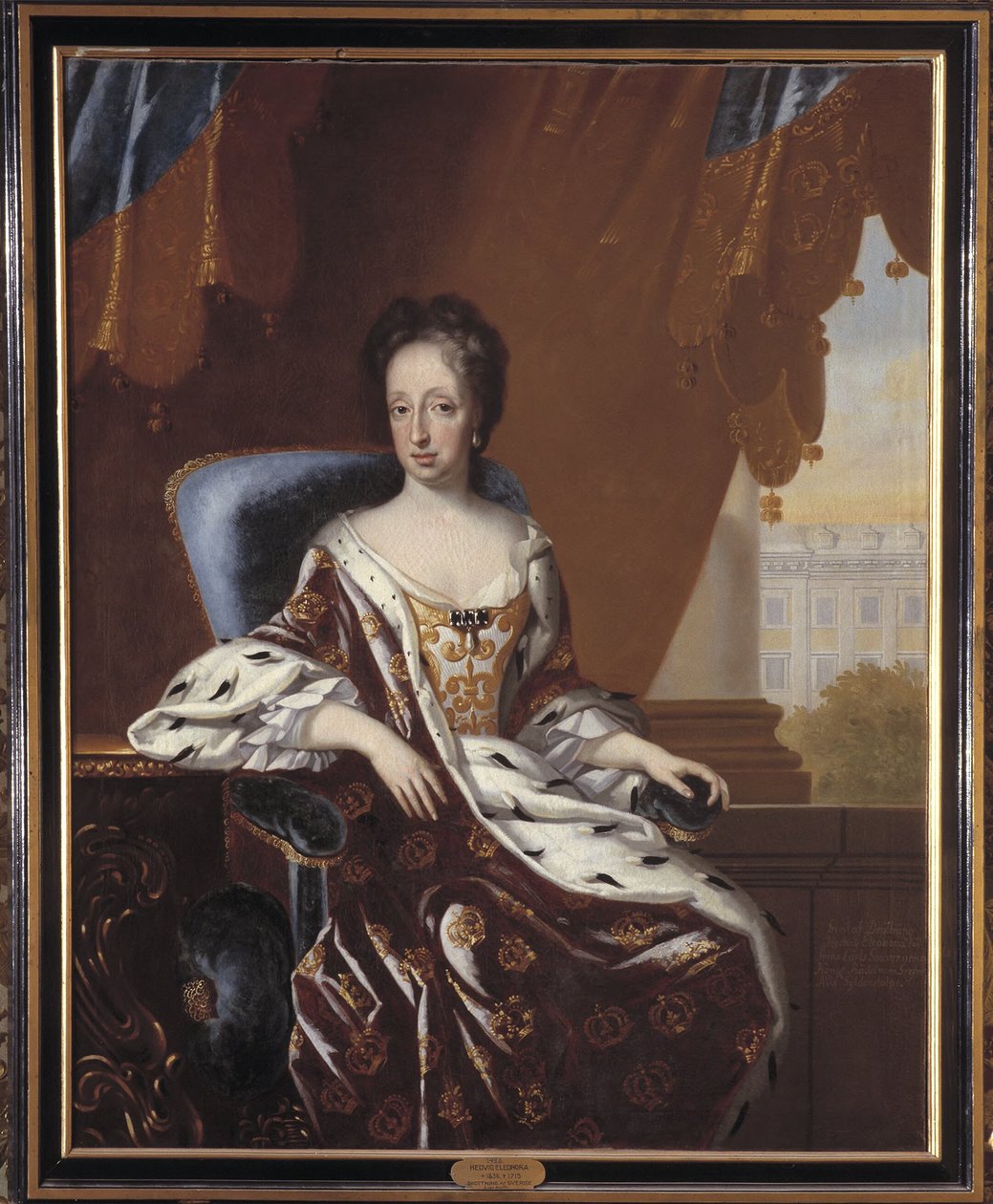 Hedviges Leonor, 1636-1715, princesa de Holstein-Gottorp, rainha da Suécia de David von Krafft