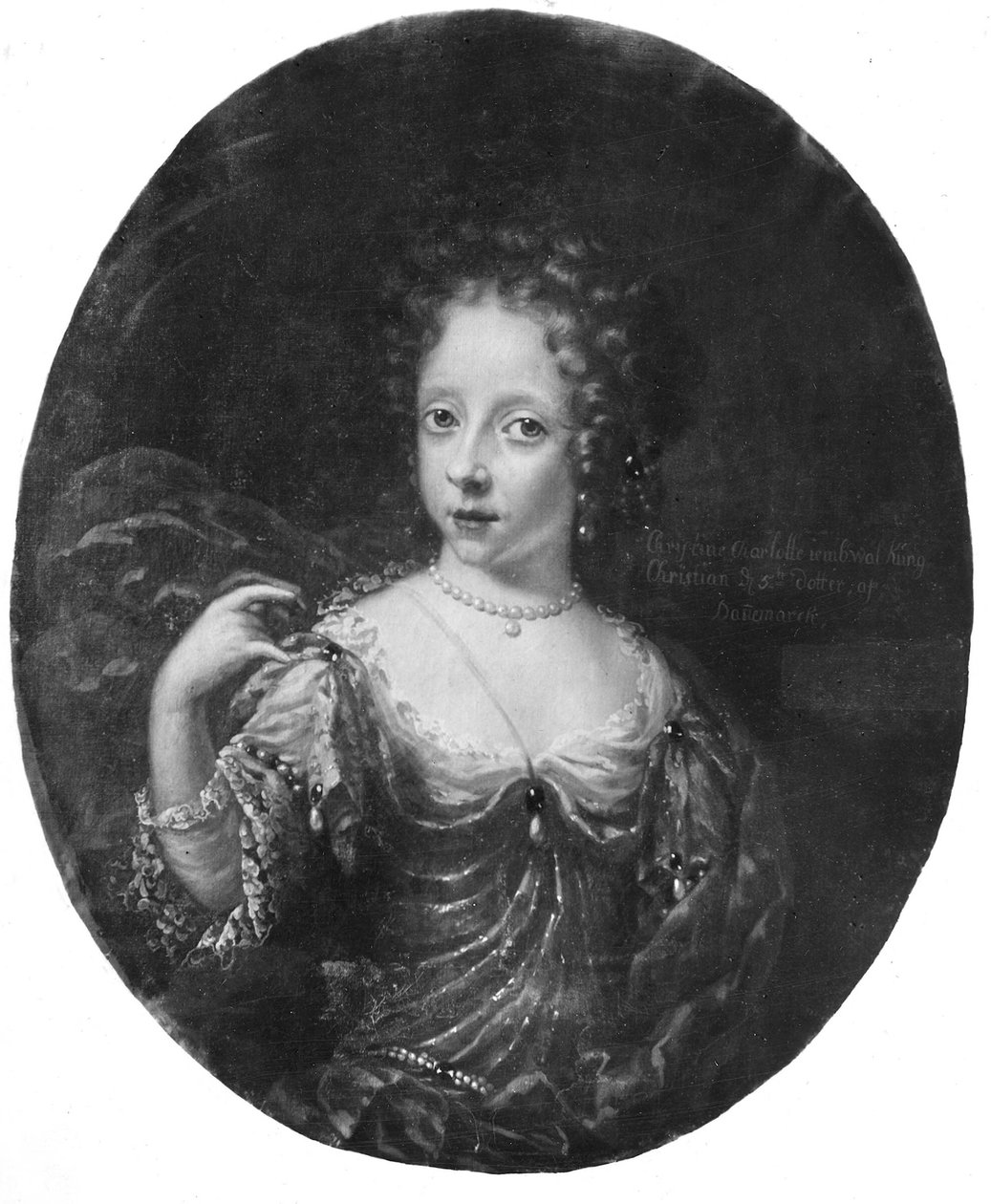 Kristina Charlotta, 1679-1689, princesa da Dinamarca de David von Krafft