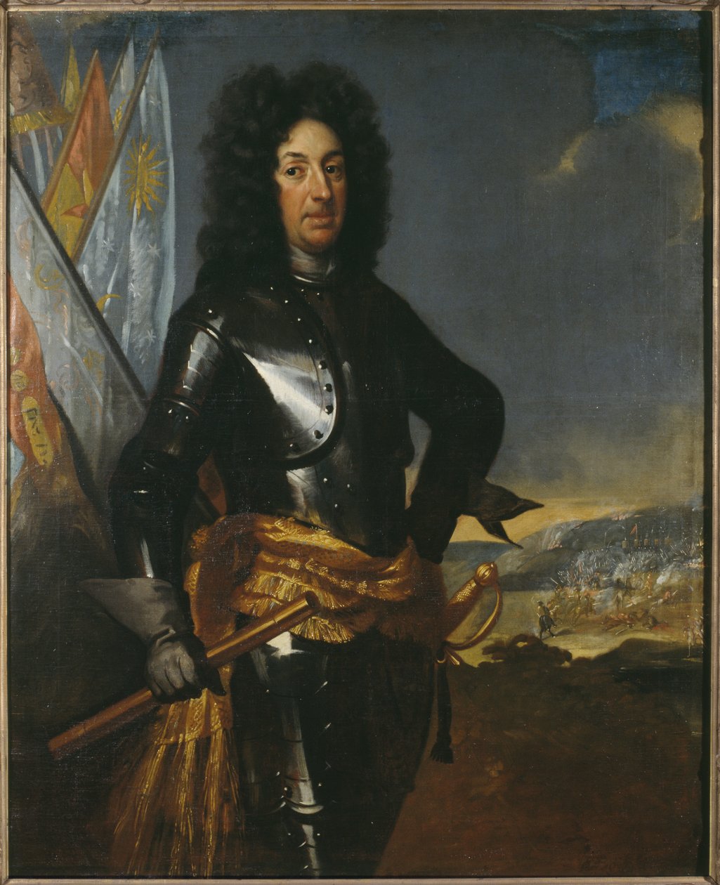Le comte Adam Ludvig Lewenhaupt, general suedois - Retrato do Conde Adam Ludvig Lewenhaupt (1659-1719), de Krafft, David, von (1655-1724). Óleo sobre tela. Dimensão: 144x117 cm. Museu Nacional de Estocolmo de David von Krafft