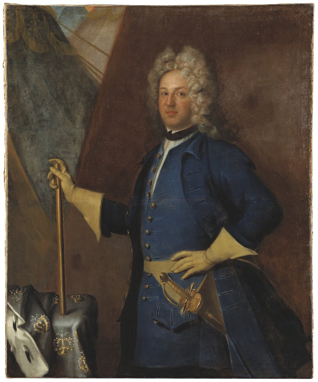 Stanisław Leszczyński (1677-1766), rei da Polónia, duque da Lorena e de Bar, 1711 de David von Krafft