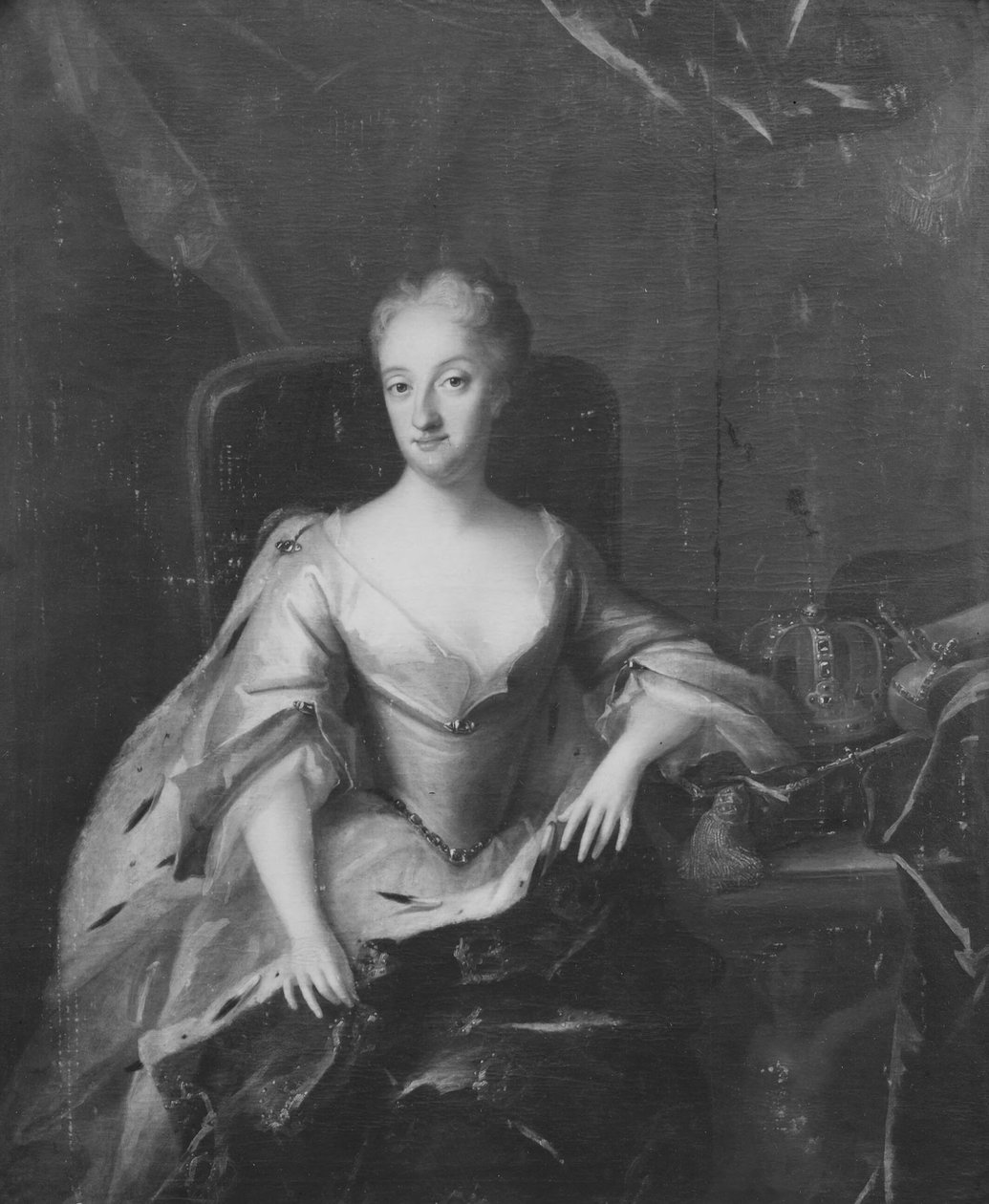 Ulrica Leonor, a Jovem, 1688-1741, rainha da Suécia de David von Krafft