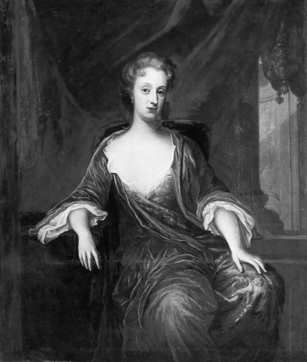 Mulher desconhecida, possivelmente Hedvig Sofia da Suécia de David von Krafft