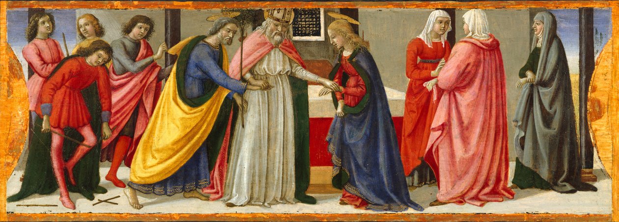 O Casamento da Virgem, ca. 1479 de Davide Ghirlandaio