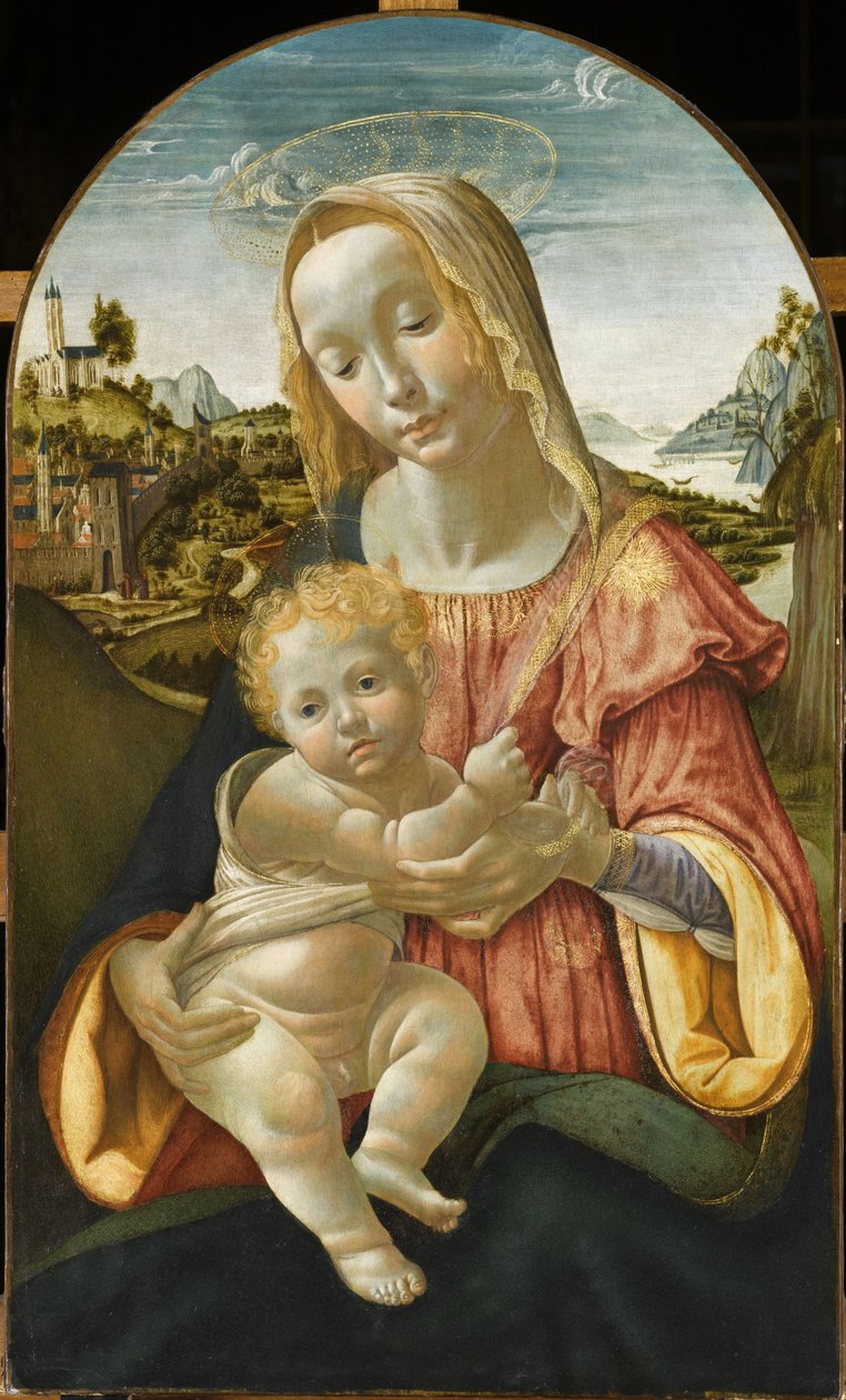 Virgem e Criança, ca 1487-1488 de Davide Ghirlandaio