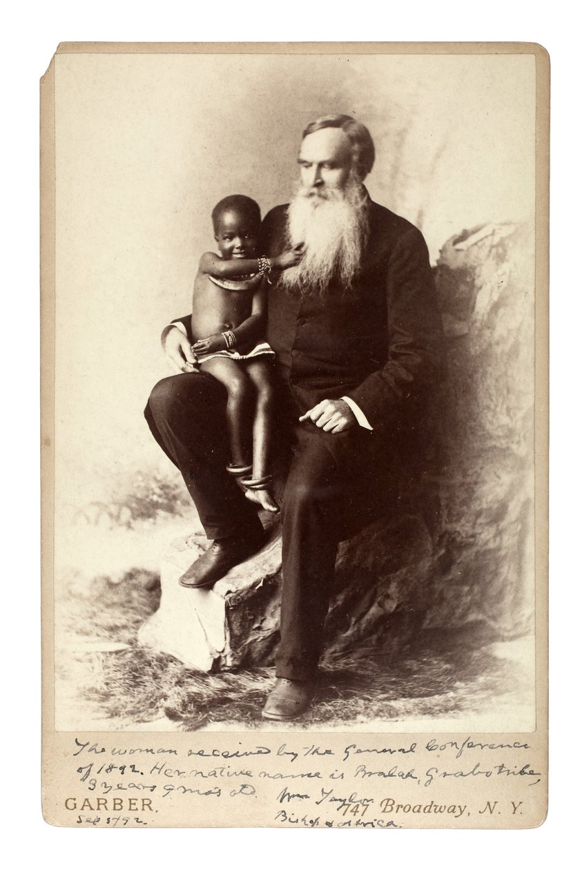 Bispo Taylor e Bralah, Nova York, 1892 (impressão em gelatina) de Davis Garber