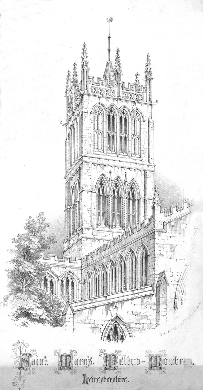Saint Marys, Melton-Mowbray. Leicestershire, c1850s de Day and Son