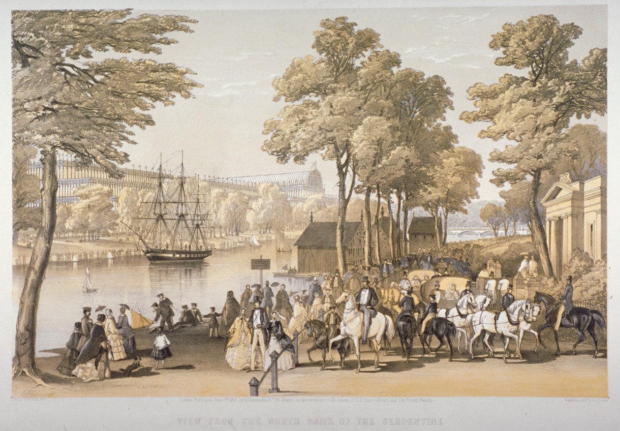 A Grande Exposição, Hyde Park, Westminster, Londres, 1851. de Day and Son