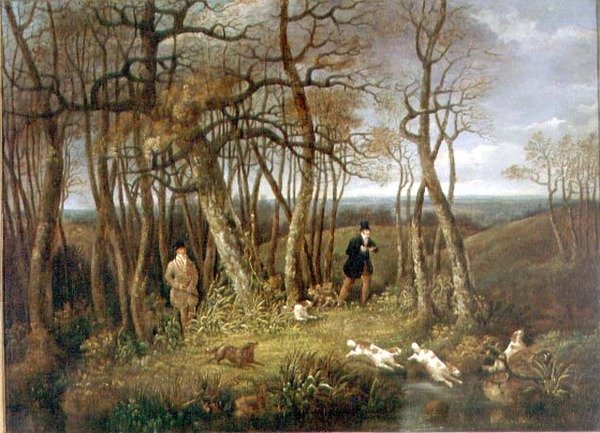 Woodcock Shooting (óleo sobre tela) de Dean I Wolstenholme