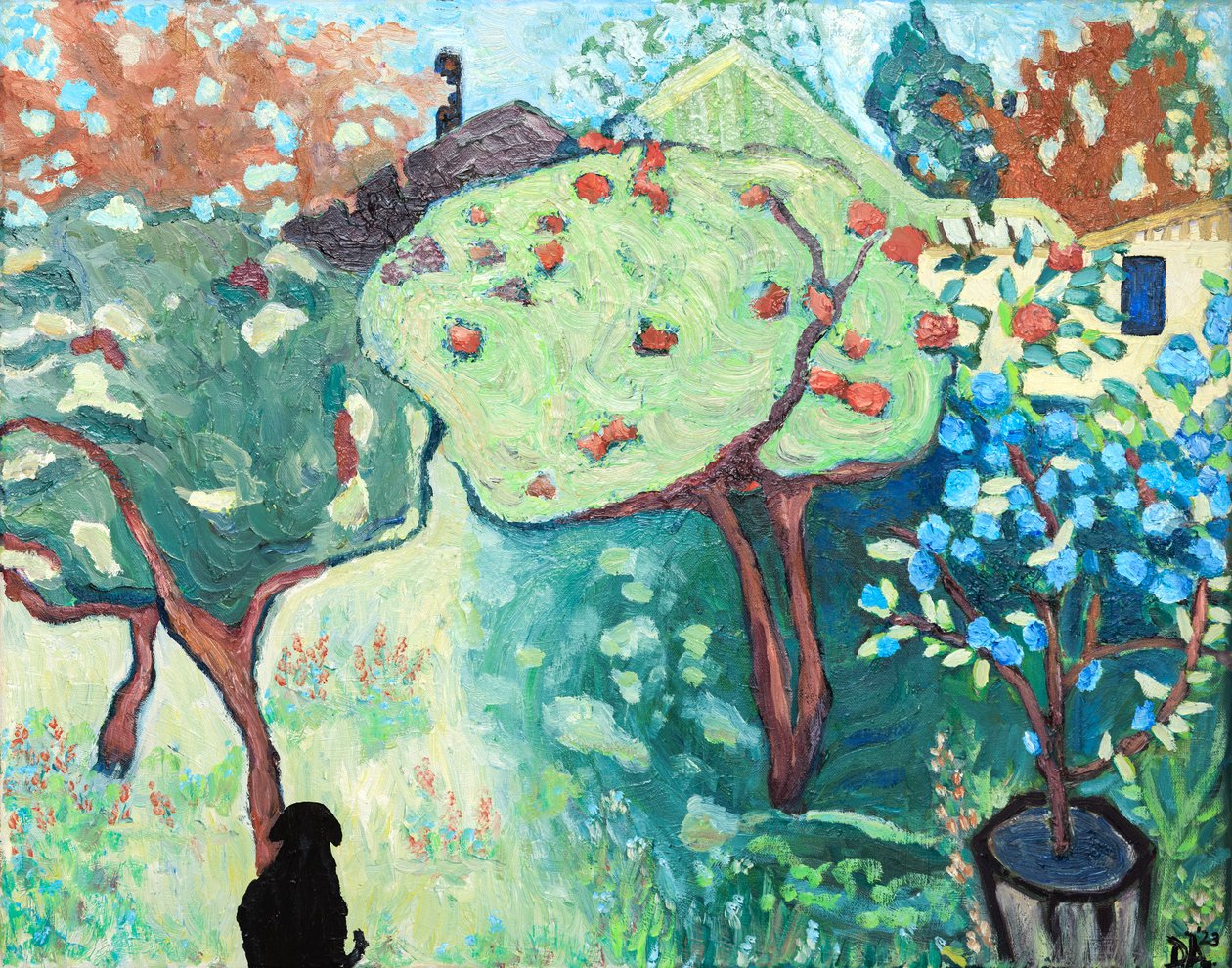 Vista de Chauncey, 2023 (óleo sobre tela) de Deborah Eve Alastra