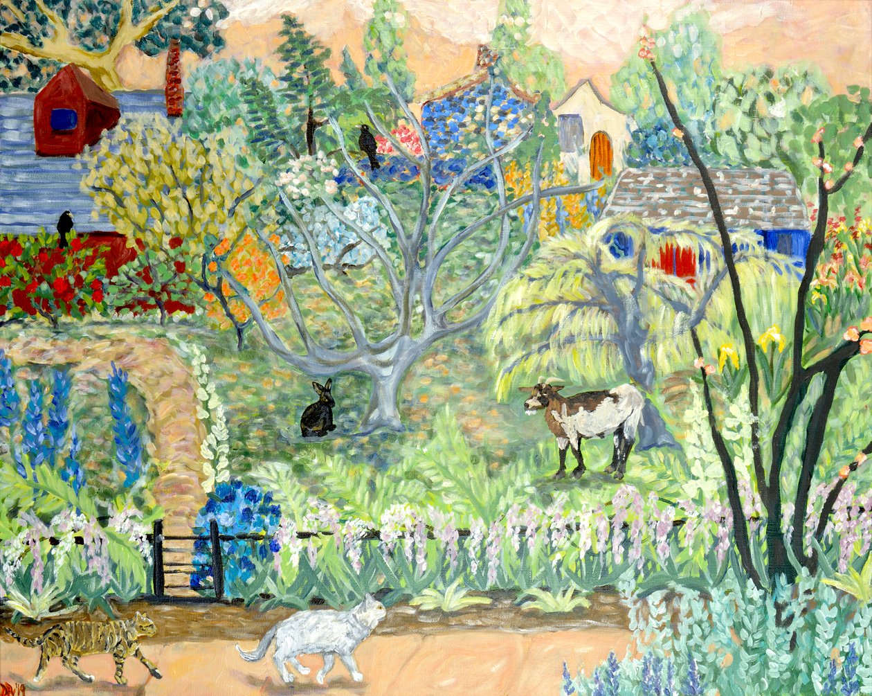 Casa de sonho, 2019 acrílico sobre tela de Deborah Eve Alastra