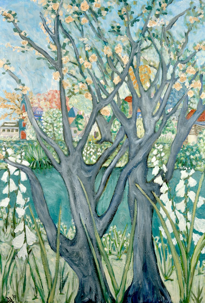Início da primavera, 2019 (acrílico sobre tela) de Deborah Eve Alastra