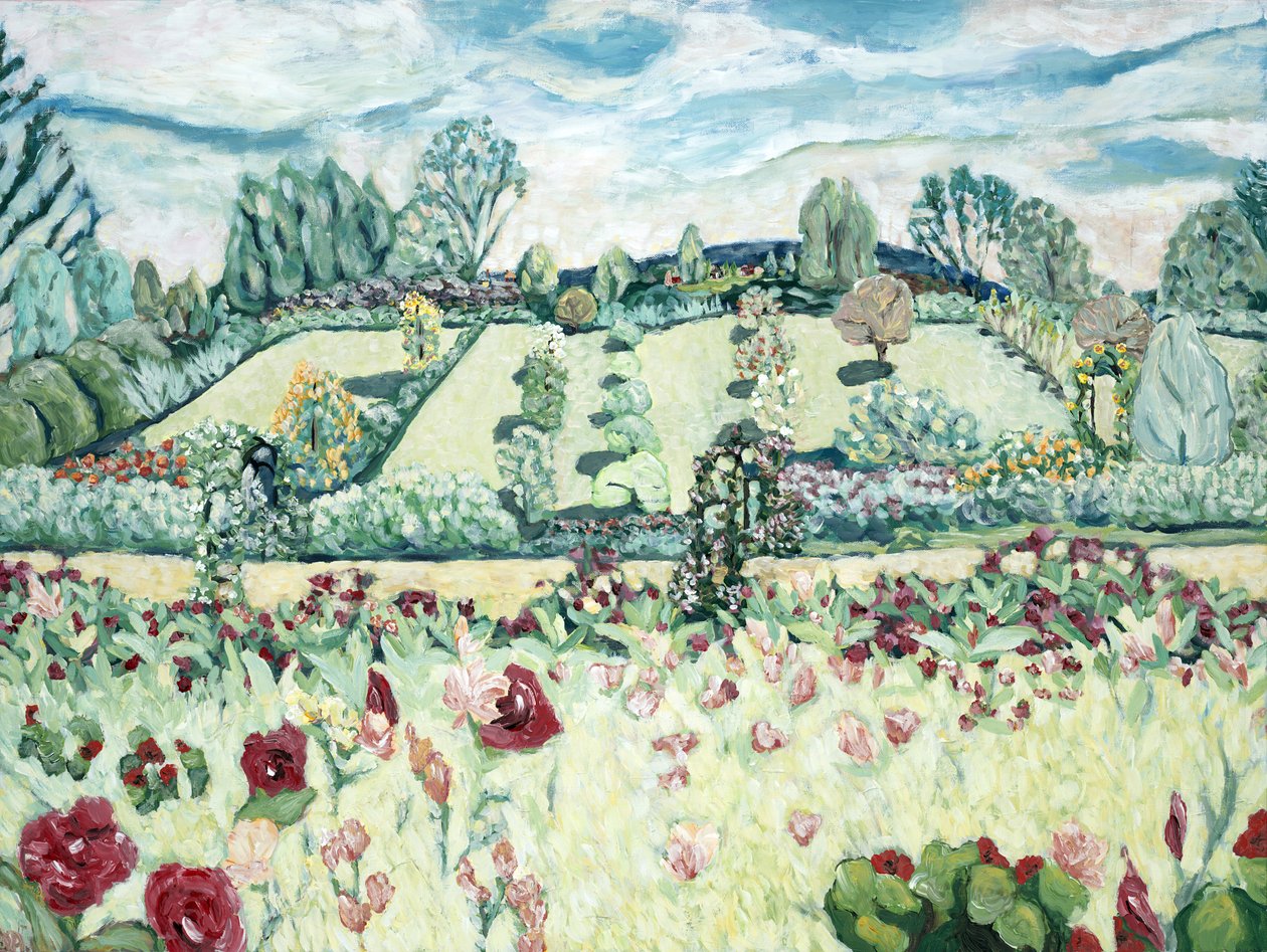 Giverny, 2017 (acrílico sobre tela) de Deborah Eve Alastra