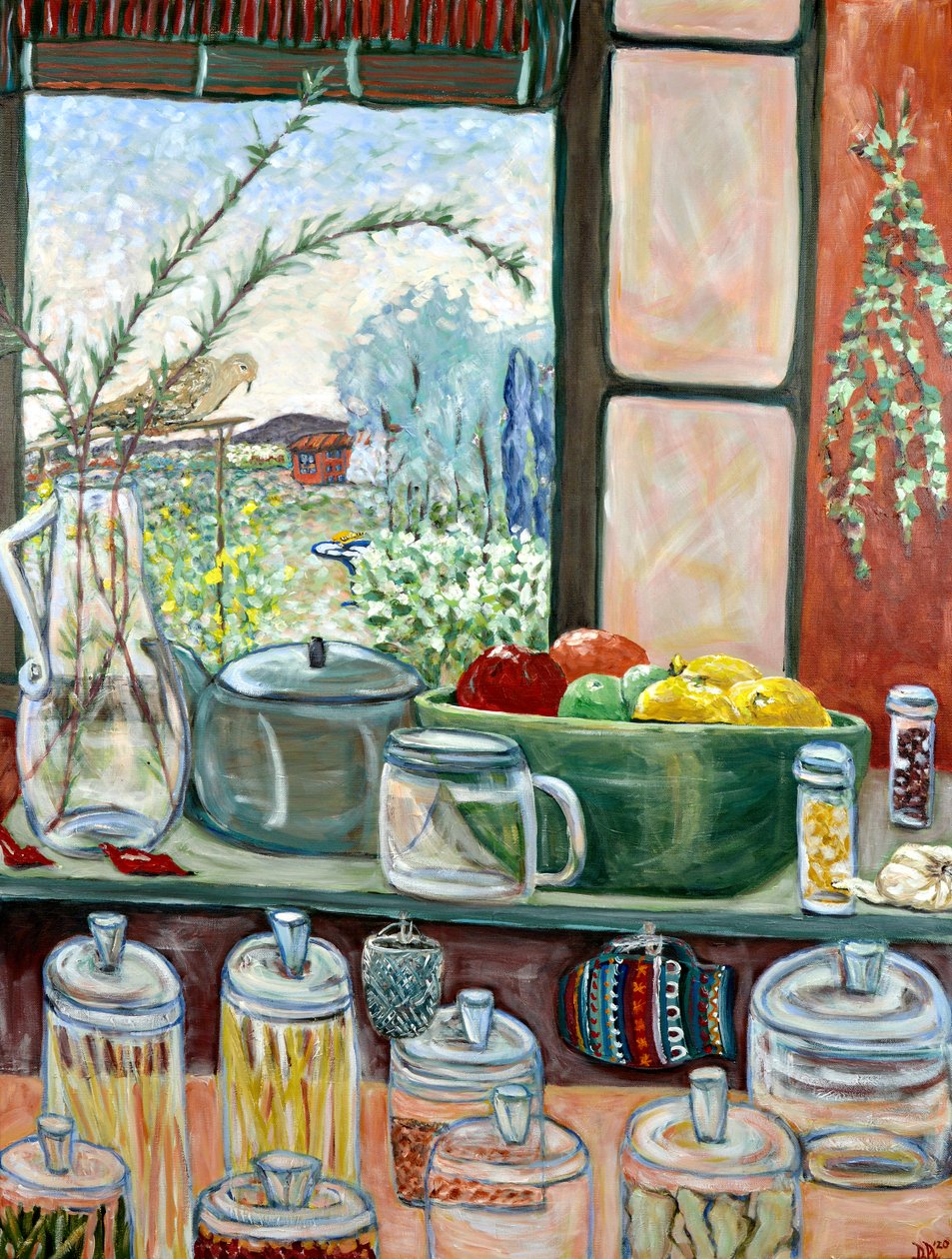 Mi Cocina, 2020 (acrílico sobre tela) de Deborah Eve Alastra
