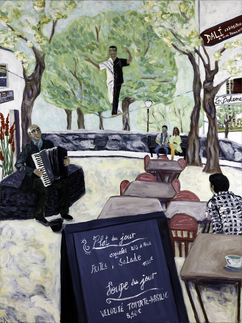Montmartre, 2017 (acrílico sobre tela) de Deborah Eve Alastra