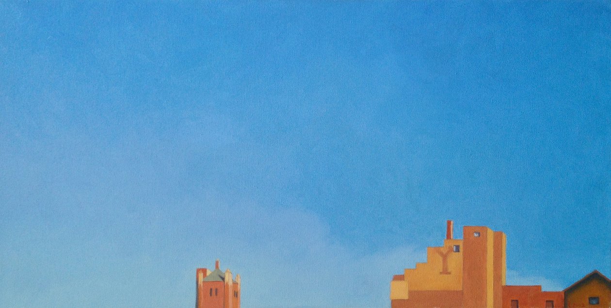 Céu de Brooklyn Fort Greene, 2012 (óleo sobre tela) de Deborah Stevenson