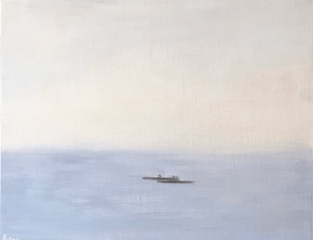 Caiaques, 2021 (óleo sobre tela) de Deborah Stevenson