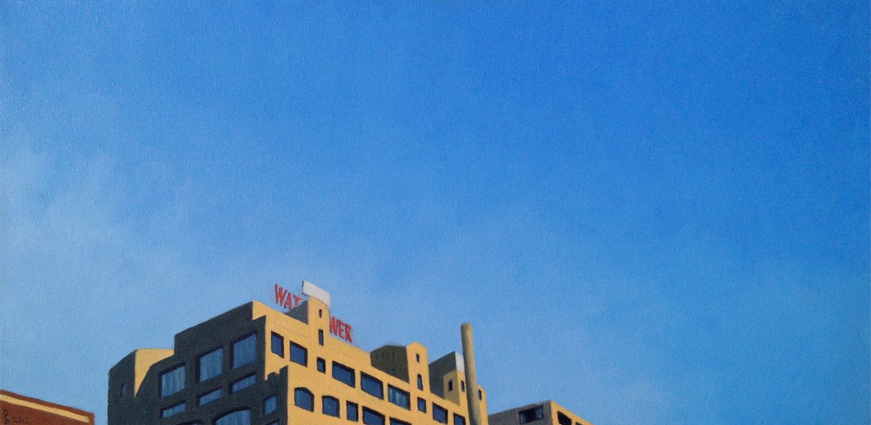 Torre de vigia, 2012 (óleo sobre tela) de Deborah Stevenson