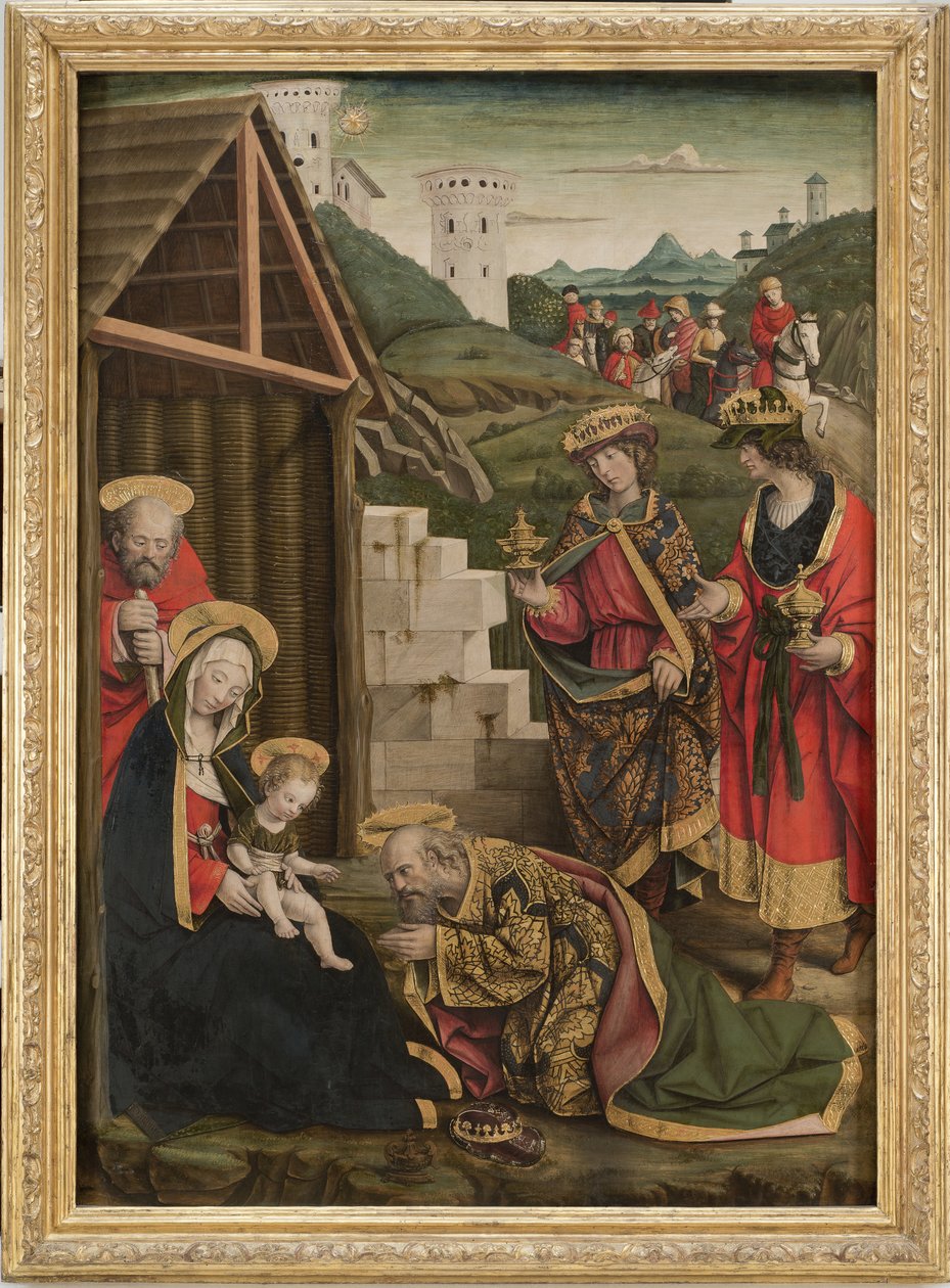 Adoração dos Magos, c. 1496-1500 de Defendente Ferrari
